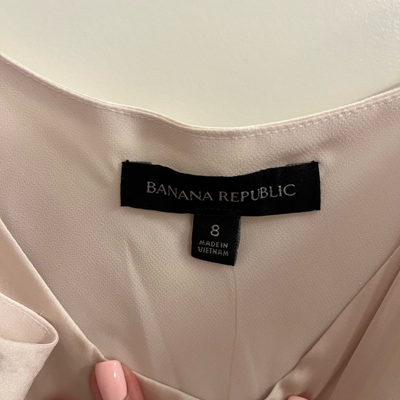 Banana Republic, blush pink silk slip dress - Picture 1 of 3